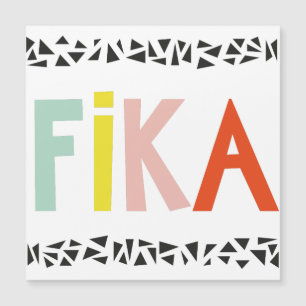 Fika Färg Magnetic Card