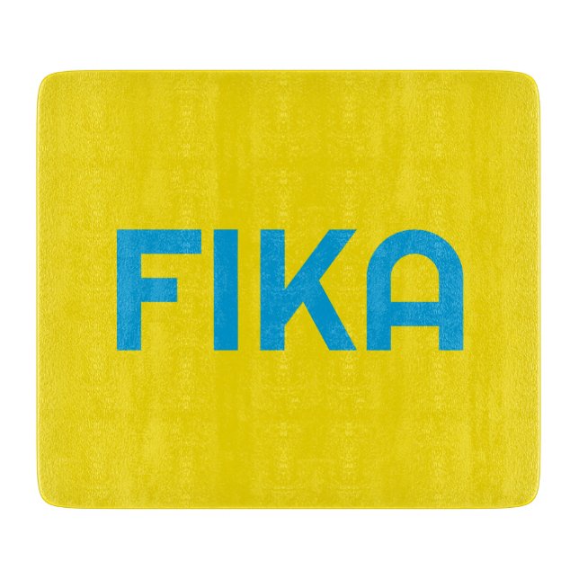 FIKA Fet Gult och Blue (Framsidan)