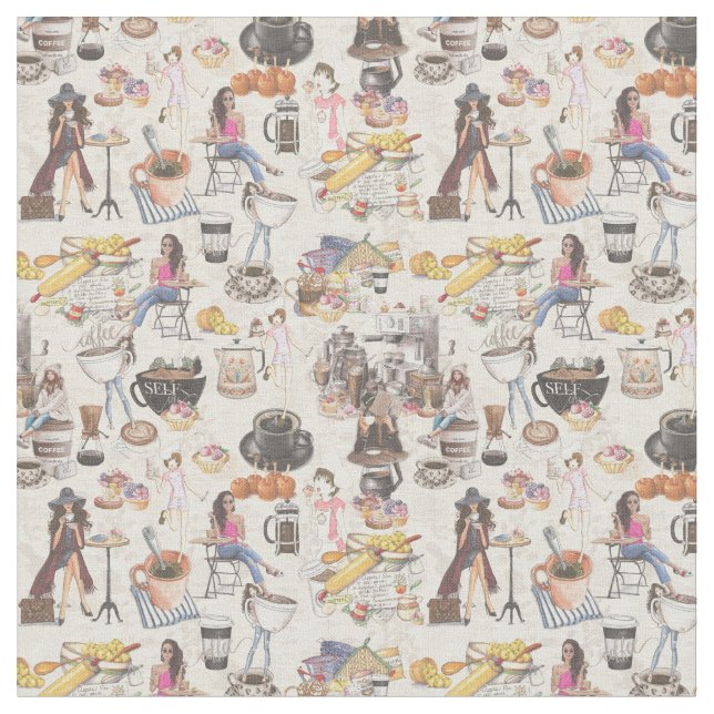 Fika Svensk kafferast tradition Tyg (Närbild)