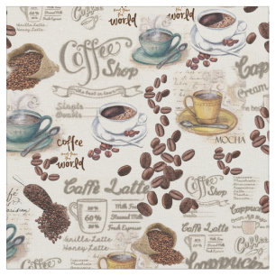 Fika svensk tradition tapet tyg