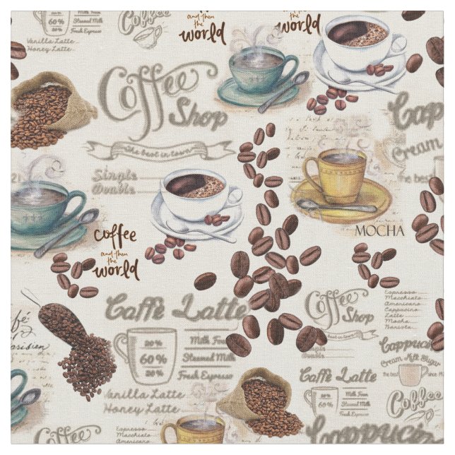 Fika svensk tradition tapet tyg (Närbild)