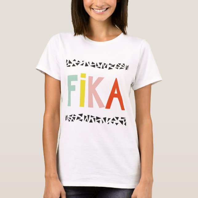 Fika T Shirt (Framsida)