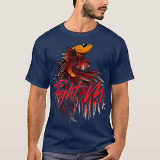 Fikta mig Aquarium Owner Betta Fighting Fish T Shirt