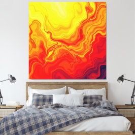 Fil-Abstrakt-flödeskonst Canvastryck