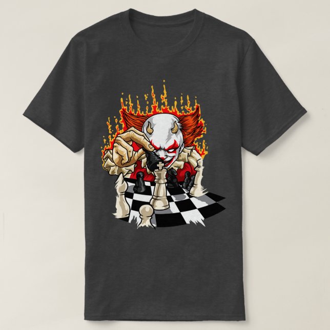 Fil avslutad med schackbräde t shirt (Design framsida)