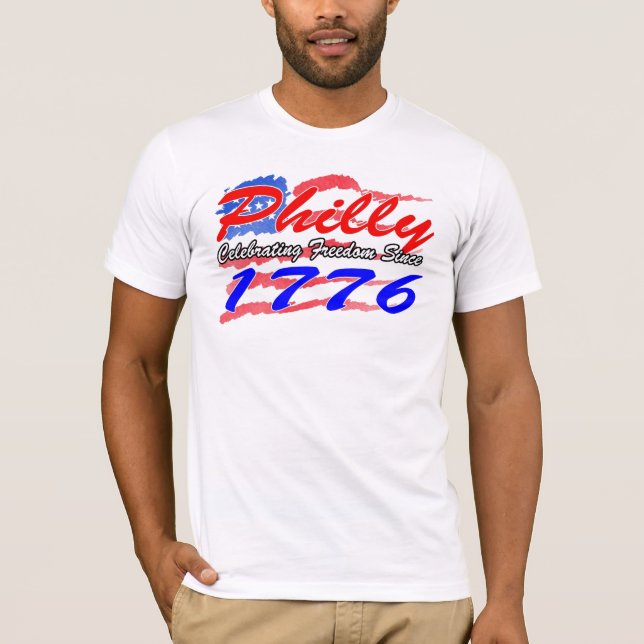 Fil-firande av frihet sedan 1776 tee shirt (Framsida)