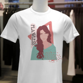 Fil för olovligt kvinnligt egenföretagande av abst t shirt