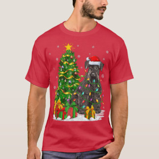 Fil-matchning mellan Santa Schnauzer Ch för Julaft T Shirt
