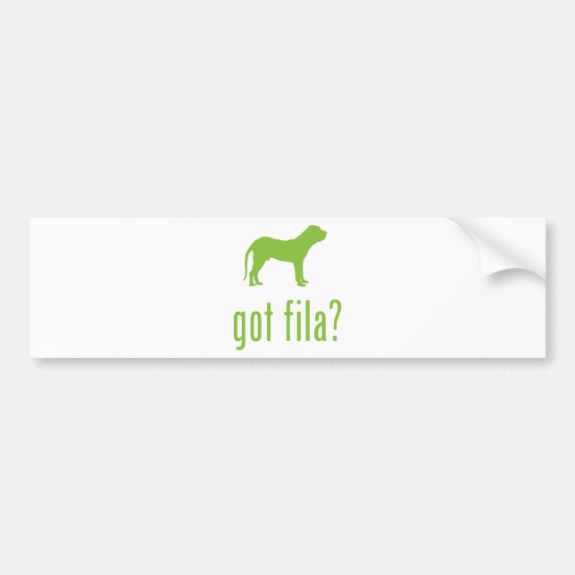 Fila Brasileiro Bildekal (Framsidan)