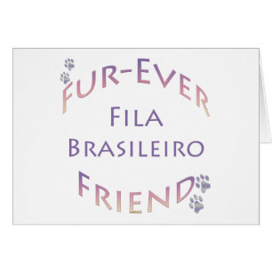 Fila Brasileiro Furever Hälsningskort