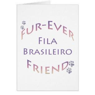 Fila Brasileiro Furever Hälsningskort