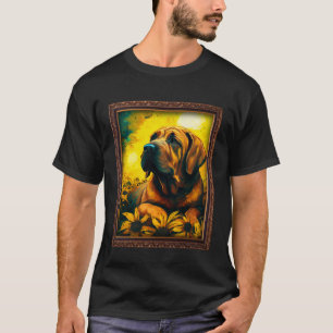 Fila Brasileiro Painting Solros Flower Mamma Wome T Shirt