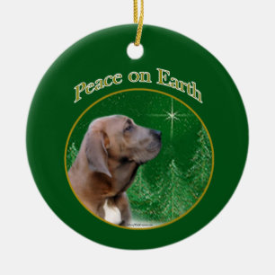 Fila Brasileiro Peace Keychain Julgransprydnad Keramik