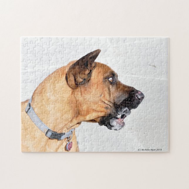 Fila Brasiliero Mastiff Jigszle Puzzle Pussel (Horisontell)