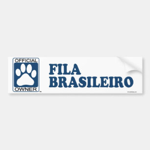 FilaBrasileiro blått Bildekal