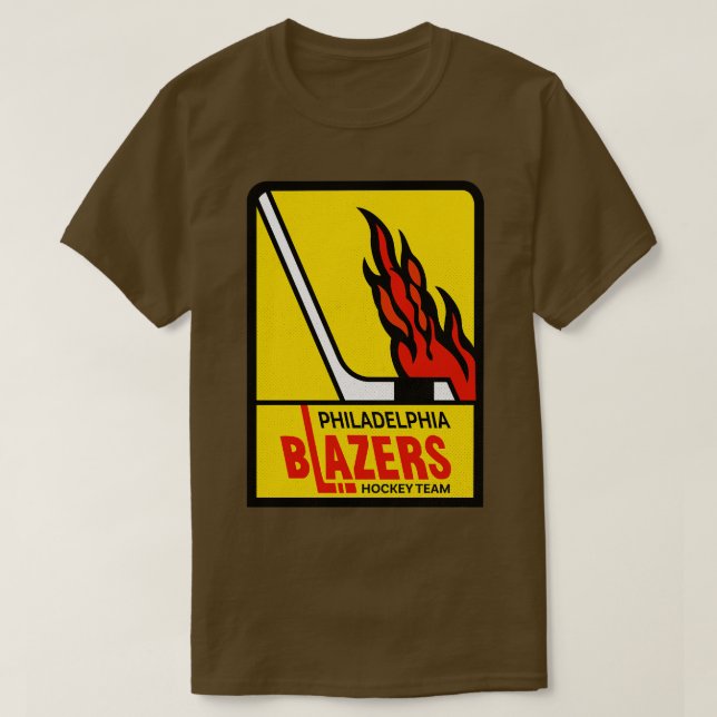 Filadelphia Blazers WHA Hockey 1973 T Shirt (Design framsida)