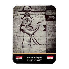 Filae Temple & Goddes - Isis/Ancient Egypten Magnet