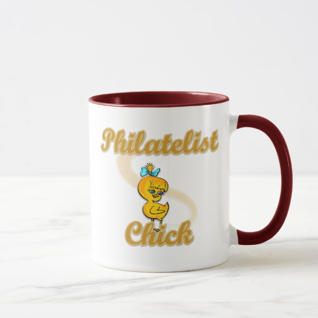 Filatelist-Chick Mugg (Höger)