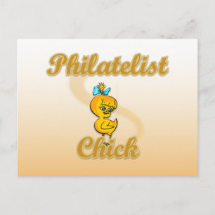 Filatelist-Chick Vykort