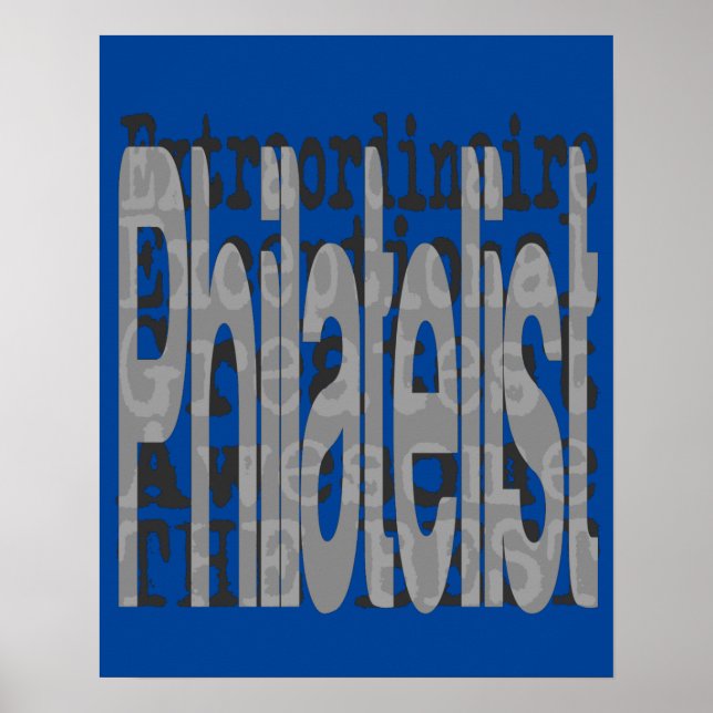 Filatelist Extraordinaire Poster (Framsidan)