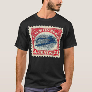 Filatelist för insamlare i Inverted jenny frimär T Shirt
