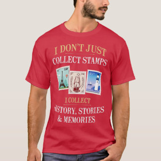 Filatelist i Frimärke, filatelist T Shirt