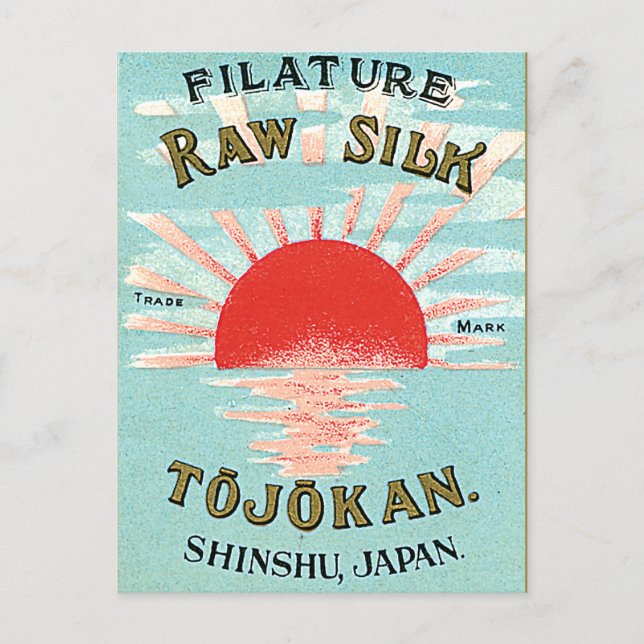 Filature Raw Silke Vykort (Framsida)