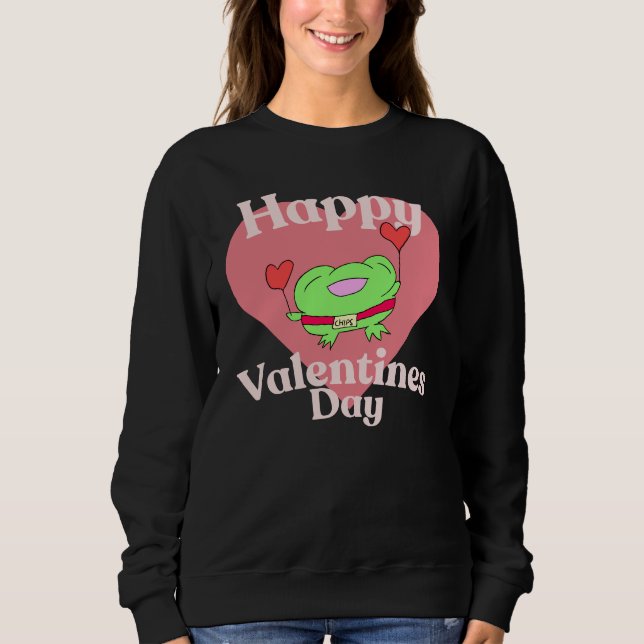 Filbert saying happy valentines day  t shirt (Framsida)