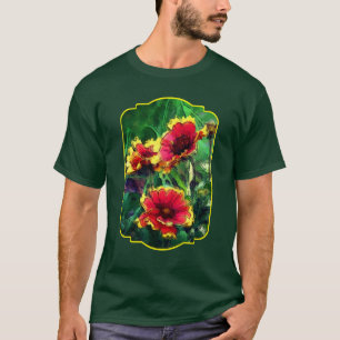 Filblomme Tusenskönor Akvarell T Shirt