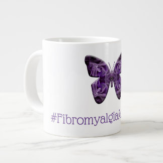Filbromyalgia Awareness Butterfly (1 700 - FMA) Jumbo Mugg