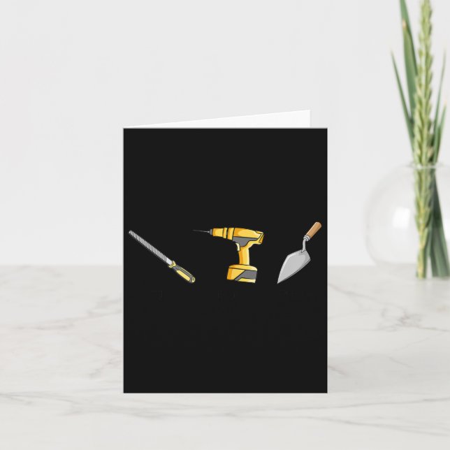 Fildrivrutin Trowel Verktyg subtle Anti Trump Kort (Framsida)