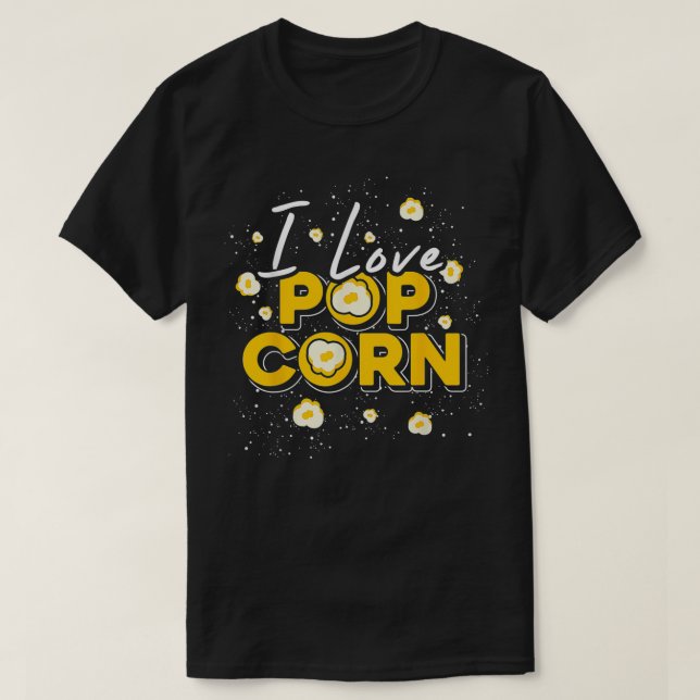 Filema Food Älskare Valentines day Gift Idea Popco T Shirt (Design framsida)