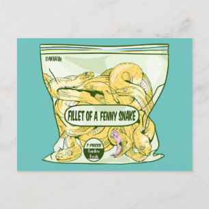 FILET PÅ EN FENNY SNAKE Macbeth Vykort