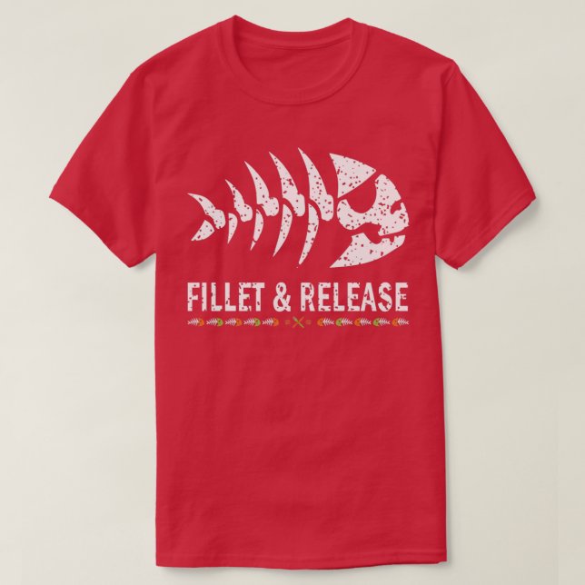 Filett och frisläppande t shirt (Design framsida)