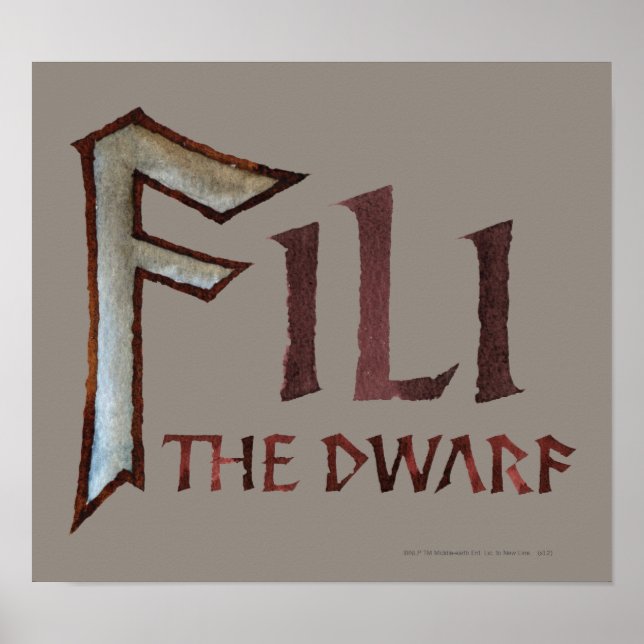 Fili Namn Poster (Framsidan)
