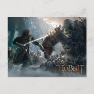 Fili, THORIN OAKENSHIELD™ och Kili Fight Giant Vykort
