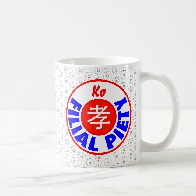 Filial Piety - Ko Kaffemugg (Höger)