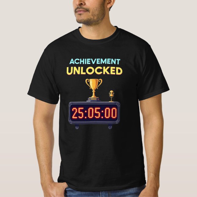 Filibuster Champion 2025 - Achievement UnLocked T Shirt (Framsida)