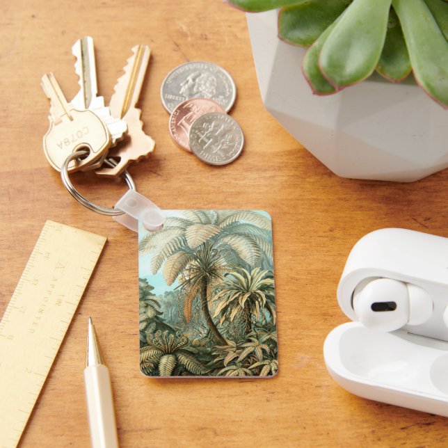 Filicinae av Ernst Haeckel, Vintage ormbunksväxter Nyckelring (Skrivbord)