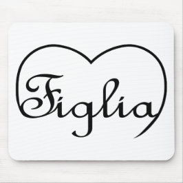 Filien på italienska är dotterhjärta musmatta
