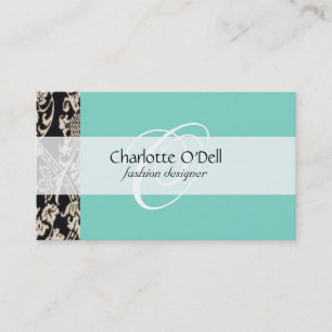 filigree; aqua//vit visitkort