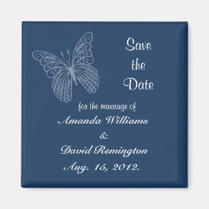 Filigree Butterfly Spara datum magneter