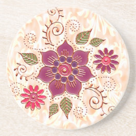 Filigree Circle with Flowers Underlägg