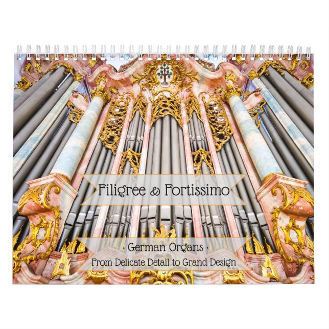 Filigree & Fortissimo – Magnifik Orgel Kalender (Omslag)
