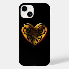 Filigree Goth Guld Heart