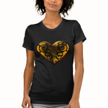 Filigree Goth Guld Heart