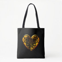 Filigree Goth Guld Heart