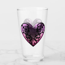 Filigree Goth Rosa Heart