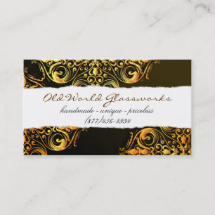 Filigree guld visitkort