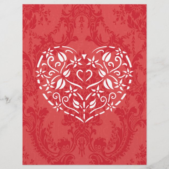 Filigree Heart Reklamblad (Framsidan)